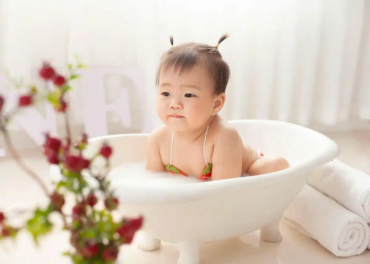 bébé bain