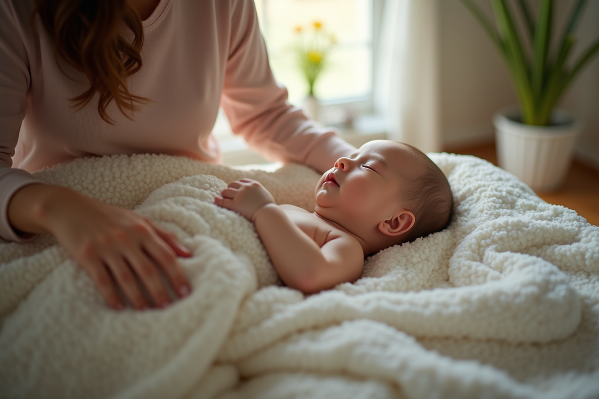 bébé couette